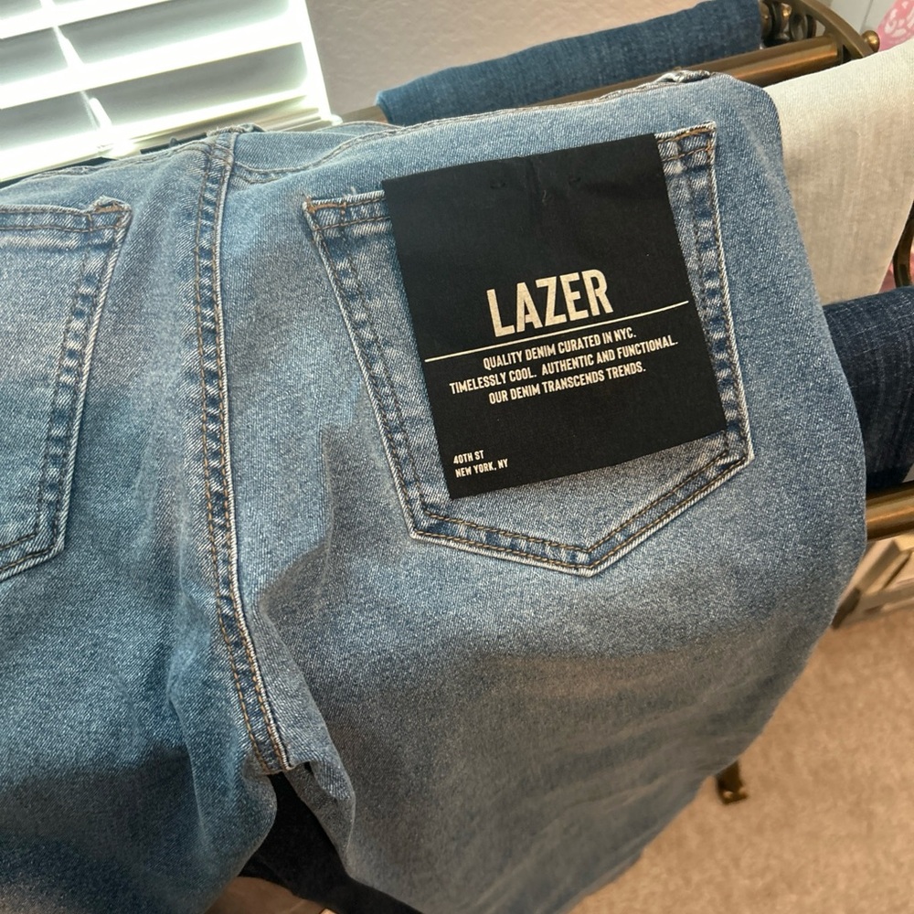 Lazer Men's Skinny Jeans - Blue